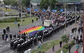 "Marsz równości" i manifestacja narodowców