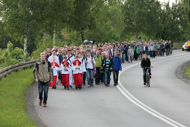 Męska pielgrzymka do MB Piekarskiej - cz. 3