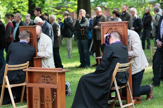 Męska pielgrzymka do MB Piekarskiej - cz. 3