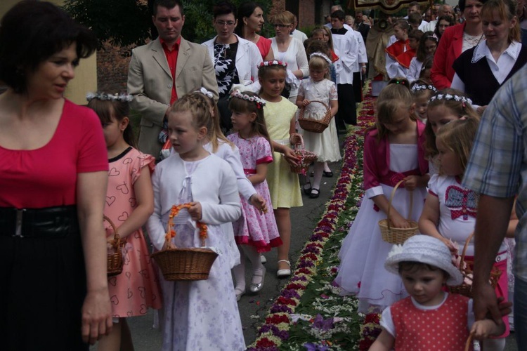 Procesja Bożego Ciała w Zalesiu Śląskim