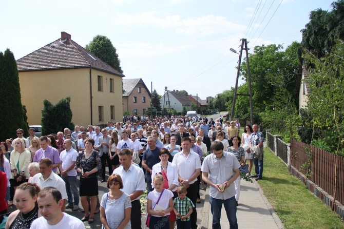 Procesja Bożego Ciała w Zalesiu Śląskim