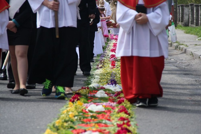 Procesja Bożego Ciała w Zalesiu Śląskim