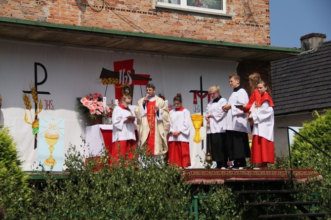 Procesja Bożego Ciała w Zalesiu Śląskim