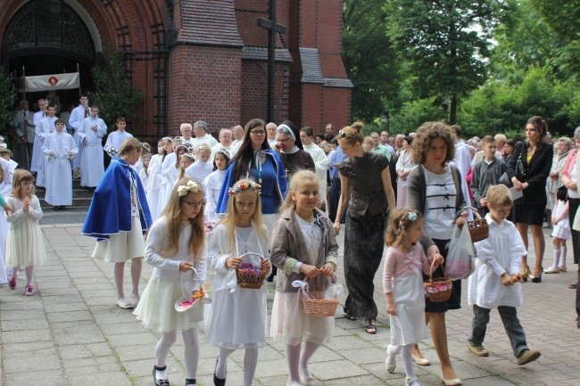 Procesja Bożego Ciała w Gliwicach