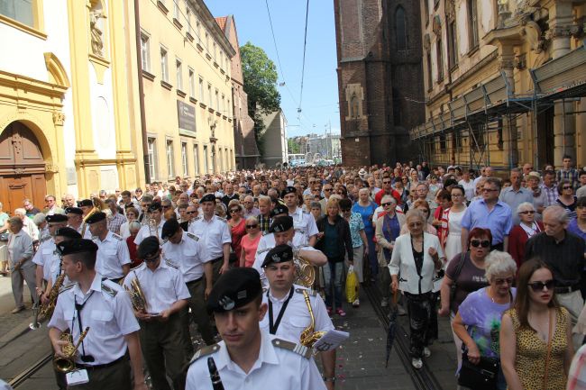 Centralna procesja Bożego Ciała we Wrocławiu