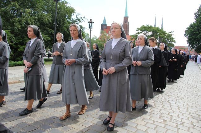Centralna procesja Bożego Ciała we Wrocławiu