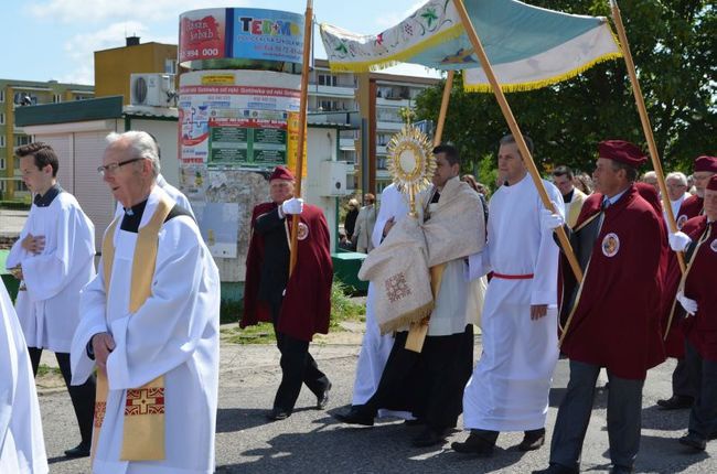 Procesja Bożego Ciała w Słupsku