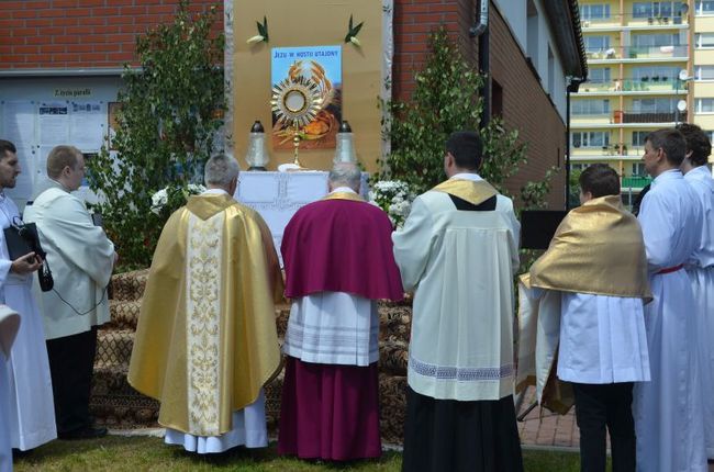 Procesja Bożego Ciała w Słupsku