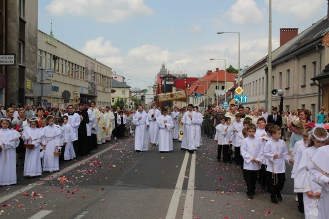 Procesja Bożego Ciała ulicami Bielska-Białej