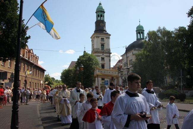 Z Chrystusem na ulicach w Trzebnicy