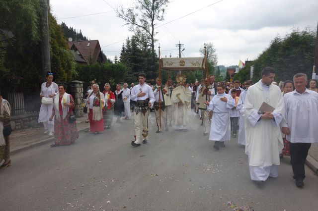 Boże Ciało w Poroninie