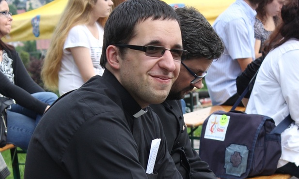 Ks. Łukasz Listwan - odpowiedzialny za wolontariat SDM w diecezji bielsko-żywieckiej