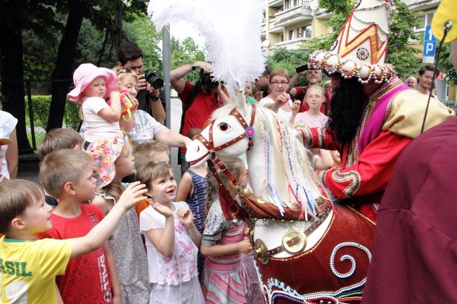 Lajkonik harcuje w Krakowie