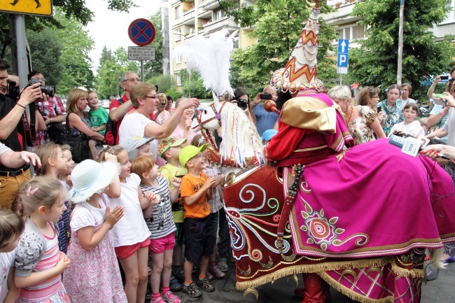 Lajkonik harcuje w Krakowie