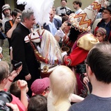Lajkonik harcuje w Krakowie