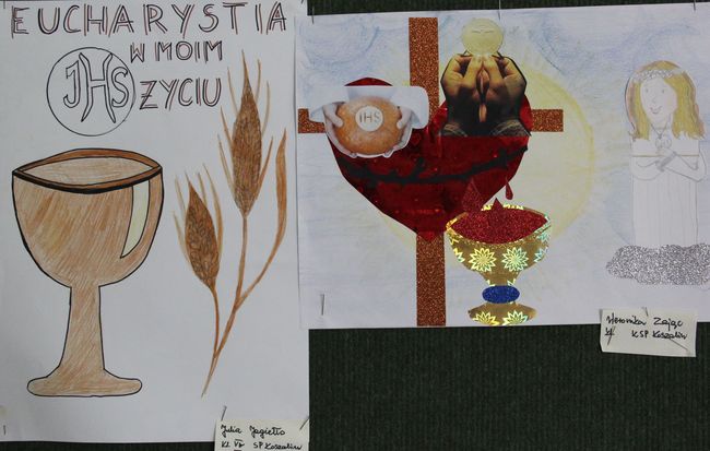 Międzyszkolny Konkurs Plastyczny pt. "Eucharystia w moim życiu”. 