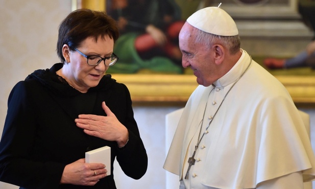 Premier Kopacz u papieża Franciszka