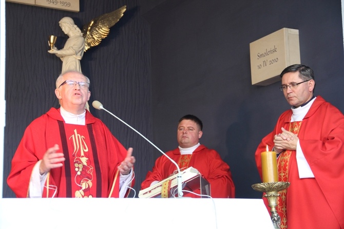 Poświęcenie kaplicy "Golgota Ojczyzny" w Katowicach