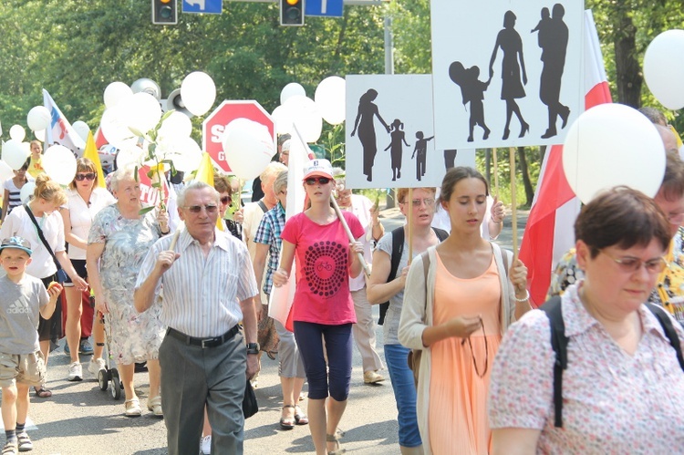 II Marsz dla Jezusa i Rodziny w Rudzie Śl.