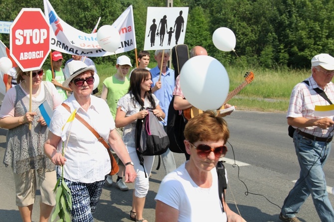 II Marsz dla Jezusa i Rodziny w Rudzie Śl.