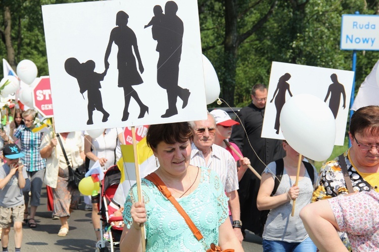 II Marsz dla Jezusa i Rodziny w Rudzie Śl.