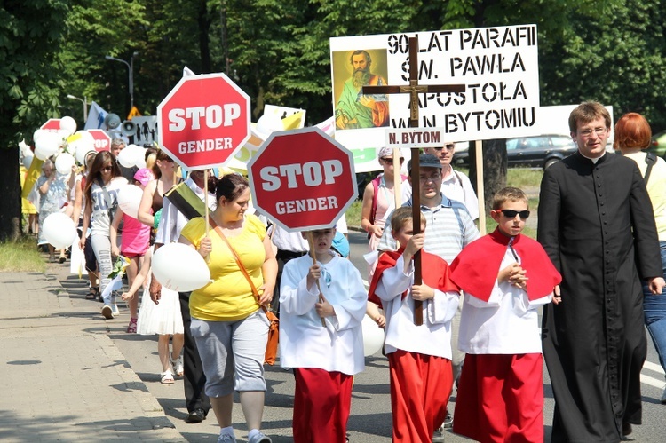 II Marsz dla Jezusa i Rodziny w Rudzie Śl.