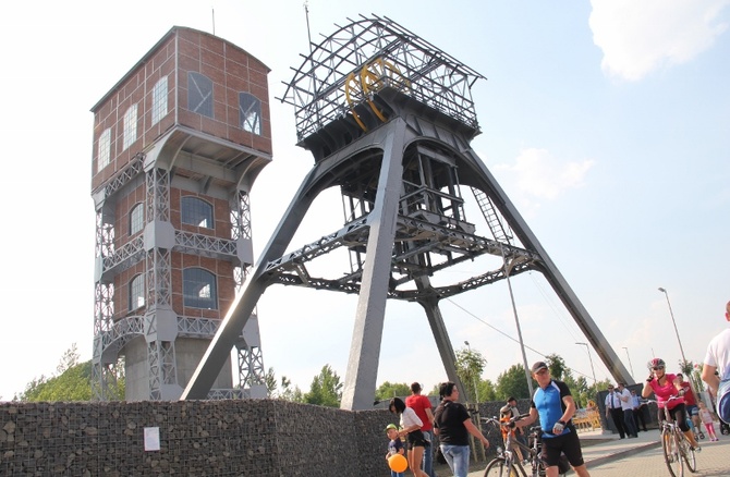 Otwarcie wież dawnej kopalni "Polska"