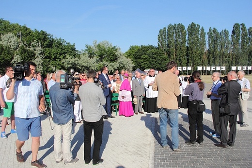 Poświęcenie tablicy na Westerplatte