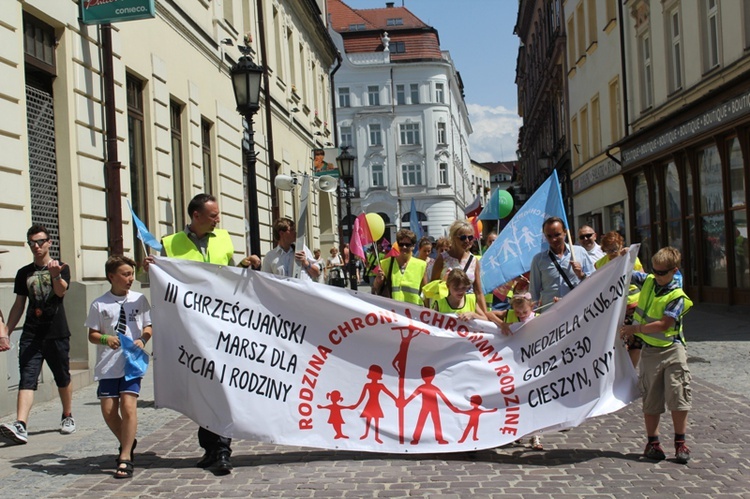 Marsz dla Życia i Rodziny w Cieszynie - cz. 1