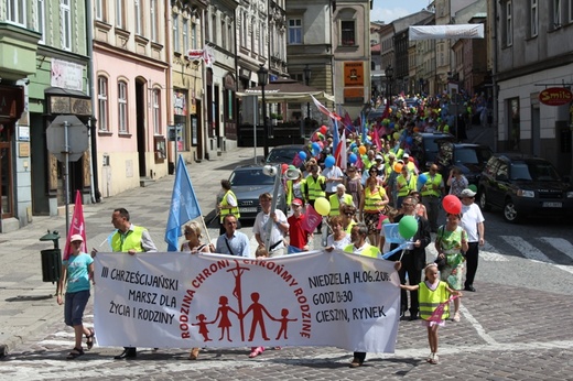 Marsz dla Życia i Rodziny w Cieszynie - cz. 1