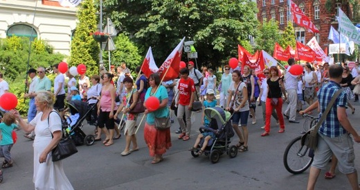 Marsz dla Jezusa i rodziny w Gliwicach