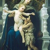 Adolphe William Bouguereau „Maryja z Dzieciątkiem  i św. Janem Chrzcicielem” olej na płótnie, 1881 Muzeum Sztuki Uniwersytetu Cornell Ithaca