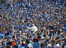  13.06. 2015. Watykan. Audiencja papieża Franciszka dla włoskich skautów.