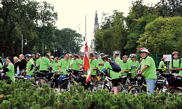  Pielgrzymi Elbląskiej Pielgrzymki Rowerowej na Jasną Górę docierają 11 sierpnia