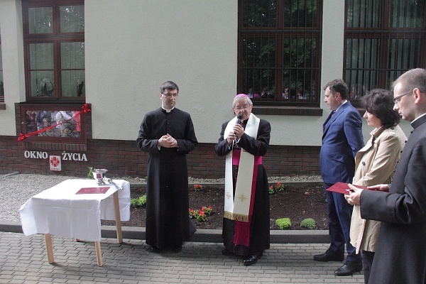 Poświęcenie okna życia w Sopocie