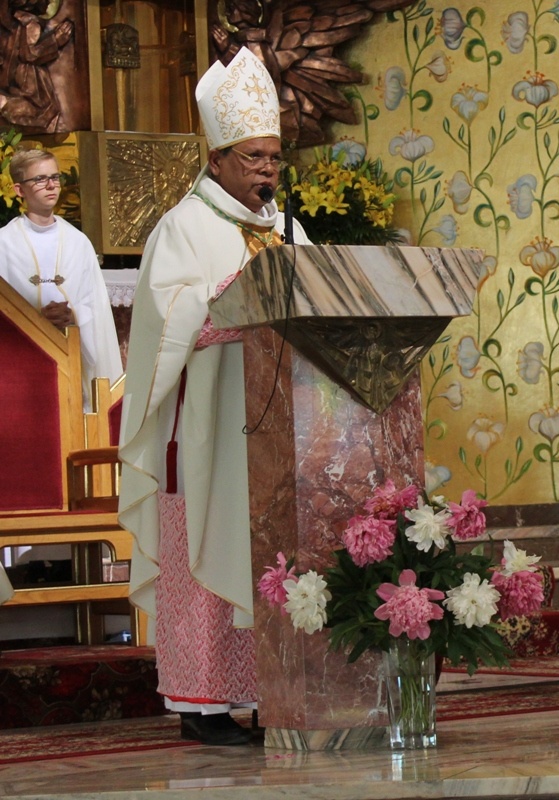 Bp Joseph Ponniah ze Sri Lanki na Złotych Łanach