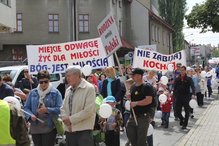 II Marsz dla Życia i Rodziny w Bielsku-Białej - cz. 1