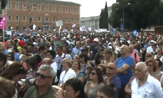 Półmilionowa manifestacja przeciw gender