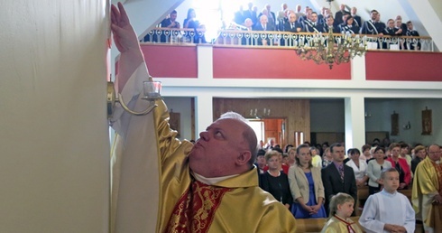 Na miejscu obozowego baraku