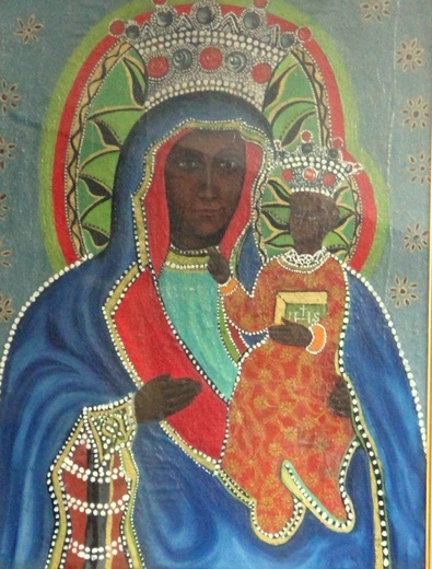 Obraz Matki Bożej z kościoła w Brzesku - Słotwinie