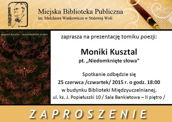 Poezja Moniki Kusztal