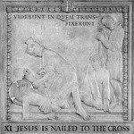 Stacja XI - Jezus przybity do krzyża