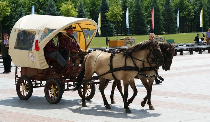 Pielgrzymka konna w Licheniu