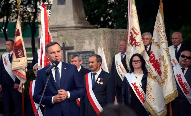 Prezydent elekt na rocznicy radomskiego czerwca '76