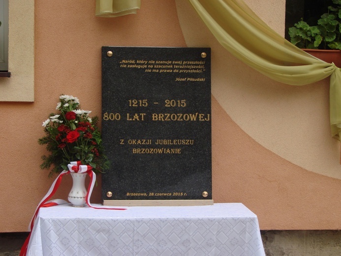 Jubileusz w Brzozowej