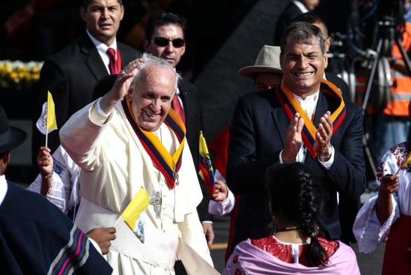 Papież dotarł do Ekwadoru