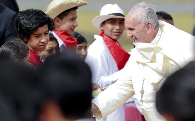 Quito: Papież modlił się z młodzieżą