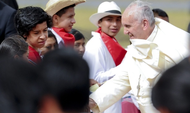 Quito: Papież modlił się z młodzieżą