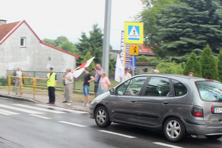 Blokada DK 16 w Marcinkowie