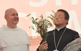 Bp Grzegorz Ryś (z prawej) i o. Andrzej Bujnowski OP